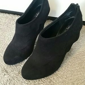 Black layered Heels